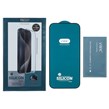 محافظ صفحه نمایش شیشه ای اورجینال VWK ایربگ سیلیکونی مدل Apple iPhone 17 Pro Max (پک دار)