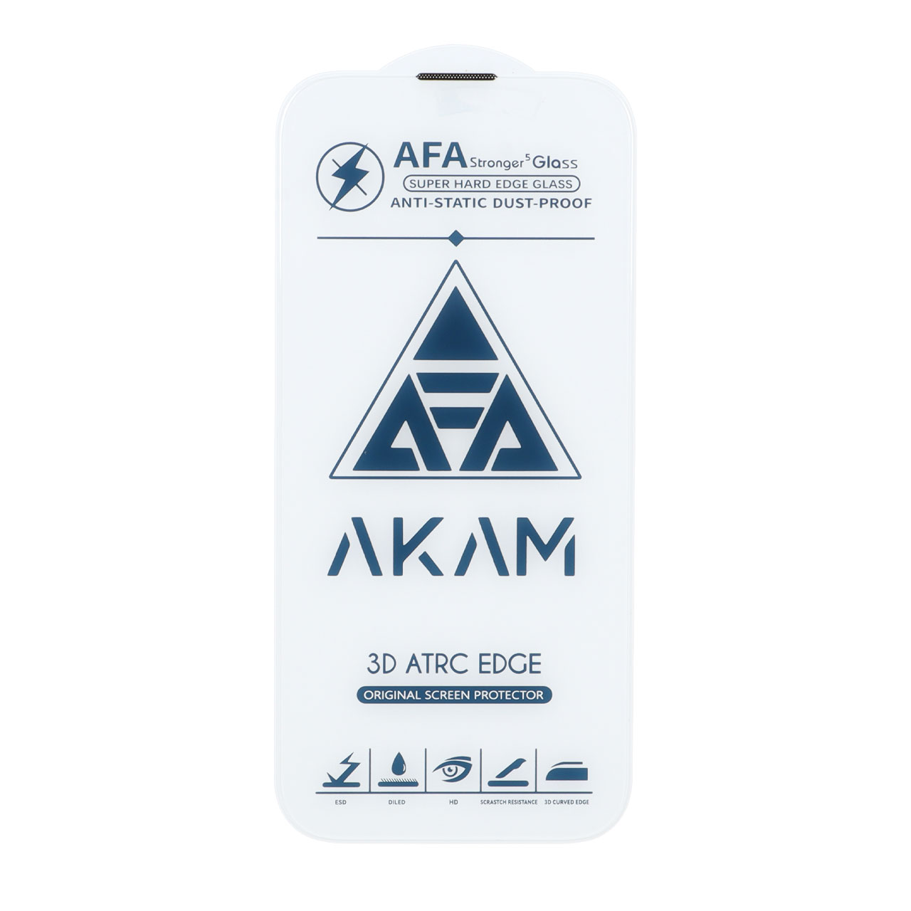 محافظ صفحه نمایش شیشه ای اورجینال AKAM بدون حاشیه Apple iPhone 16