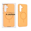 قاب Defender Shield پشت سخت Magsafe مدل Samsung Galaxy S25 FE - نارنجی (پک دار)