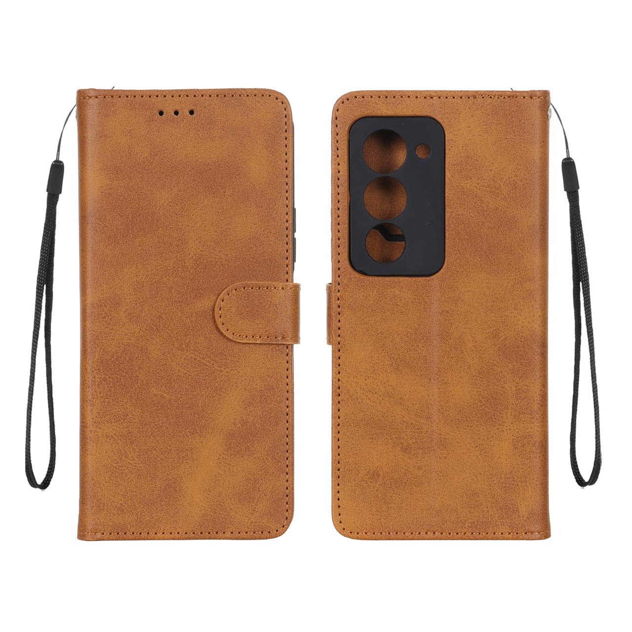 کیف موبایل مگنتی Xiaomi Redmi 15 4G - عسلی