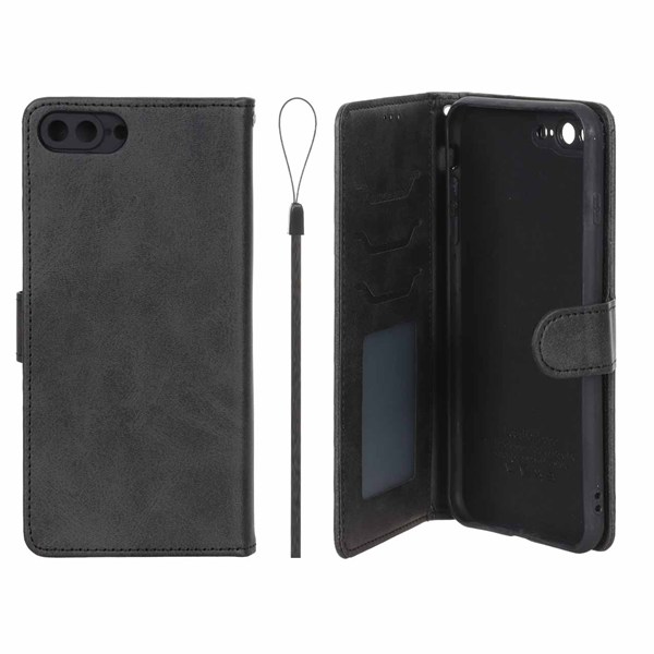 کیف موبایل مگنتی درجه یک داخل خز MNC Plus مدل Apple iPhone 7 Plus / iPhone 8 Plus - مشکی