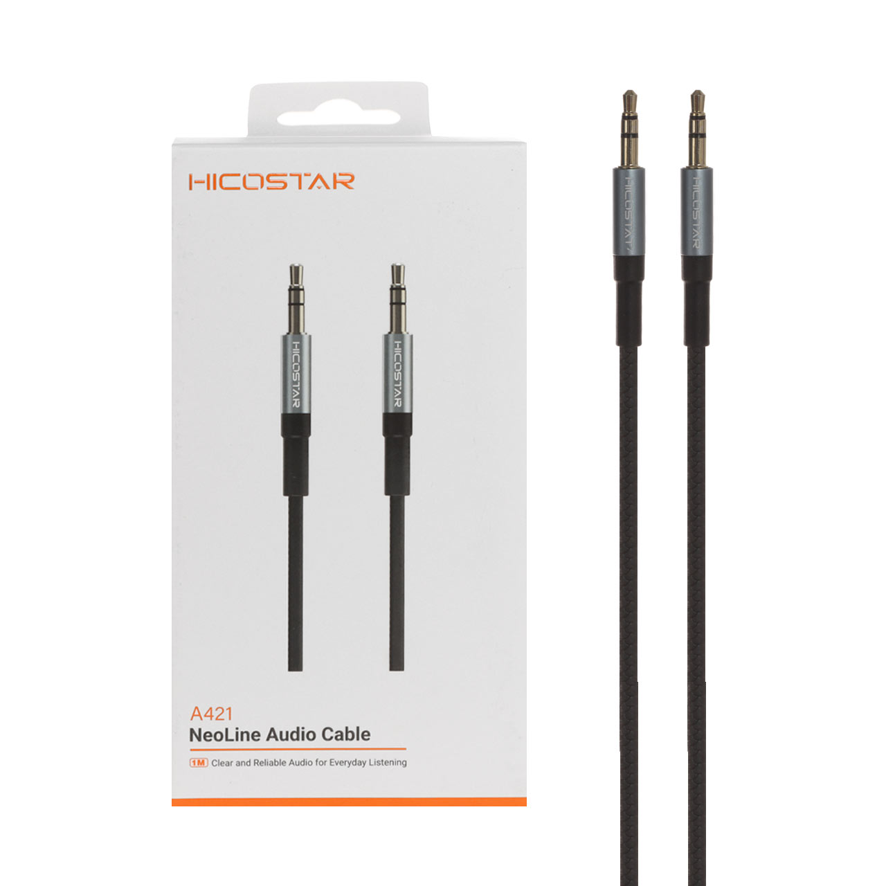 کابل صدا Hicostar AUX مدل A421 - مشکی