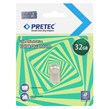 فلش مموری Pretec USB2.0 مدل Quantum ظرفیت 32GB - نقره ای (گارانتی فراگامان)
