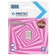 فلش مموری Pretec USB2.0 مدل Quantum ظرفیت 64GB - نقره ای (گارانتی فراگامان)