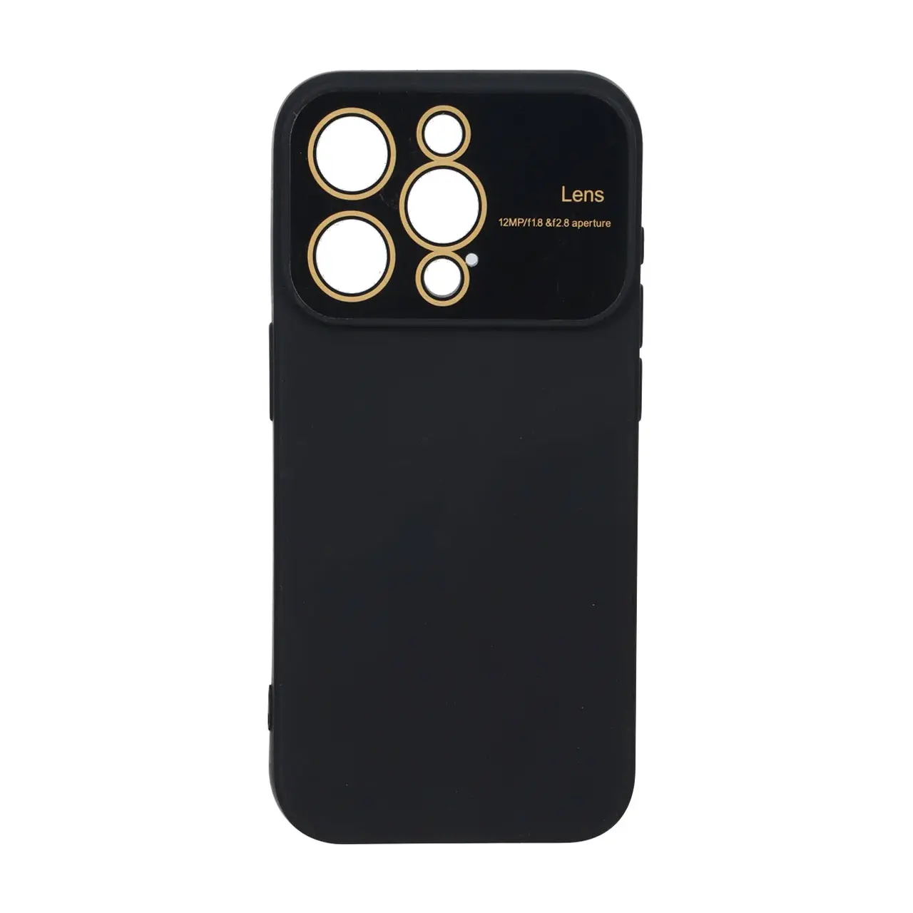 قاب محافظ لنز شیشه ای Apple iPhone 15 Pro - مشکی