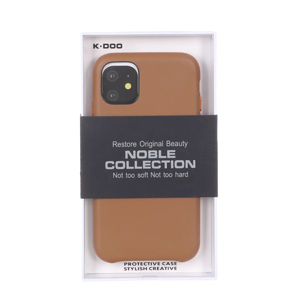 قاب Original KDoo Noble مدل Apple iPhone 11 Pro Max - قهوه ای (پک دار)
