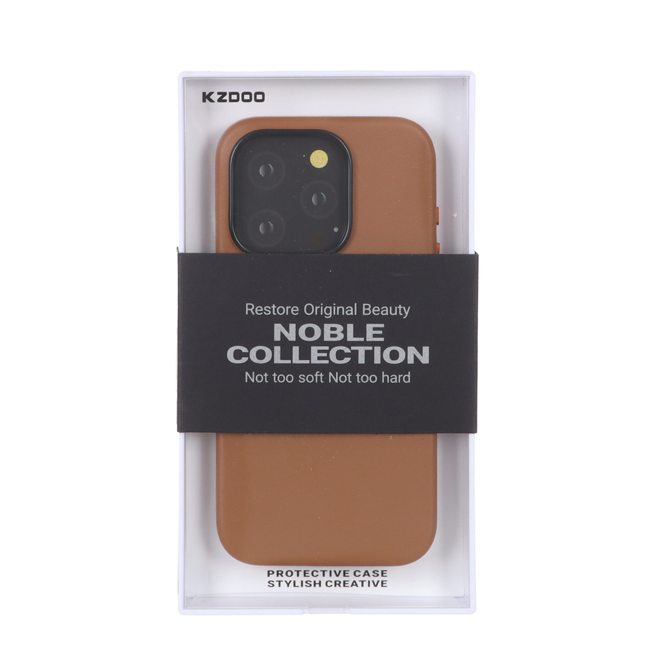 قاب Original KDoo Noble مدل Apple iPhone 15 Pro - قهوه ای (پک دار)