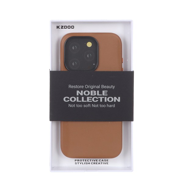قاب Original KDoo Noble مدل Apple iPhone 15 Pro - قهوه ای (پک دار)