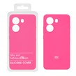 قاب سیلیکونی پاک کنی اورجینال درجه یک Xiaomi Poco X7 Pro - صورتی فانتزی (پک دار)