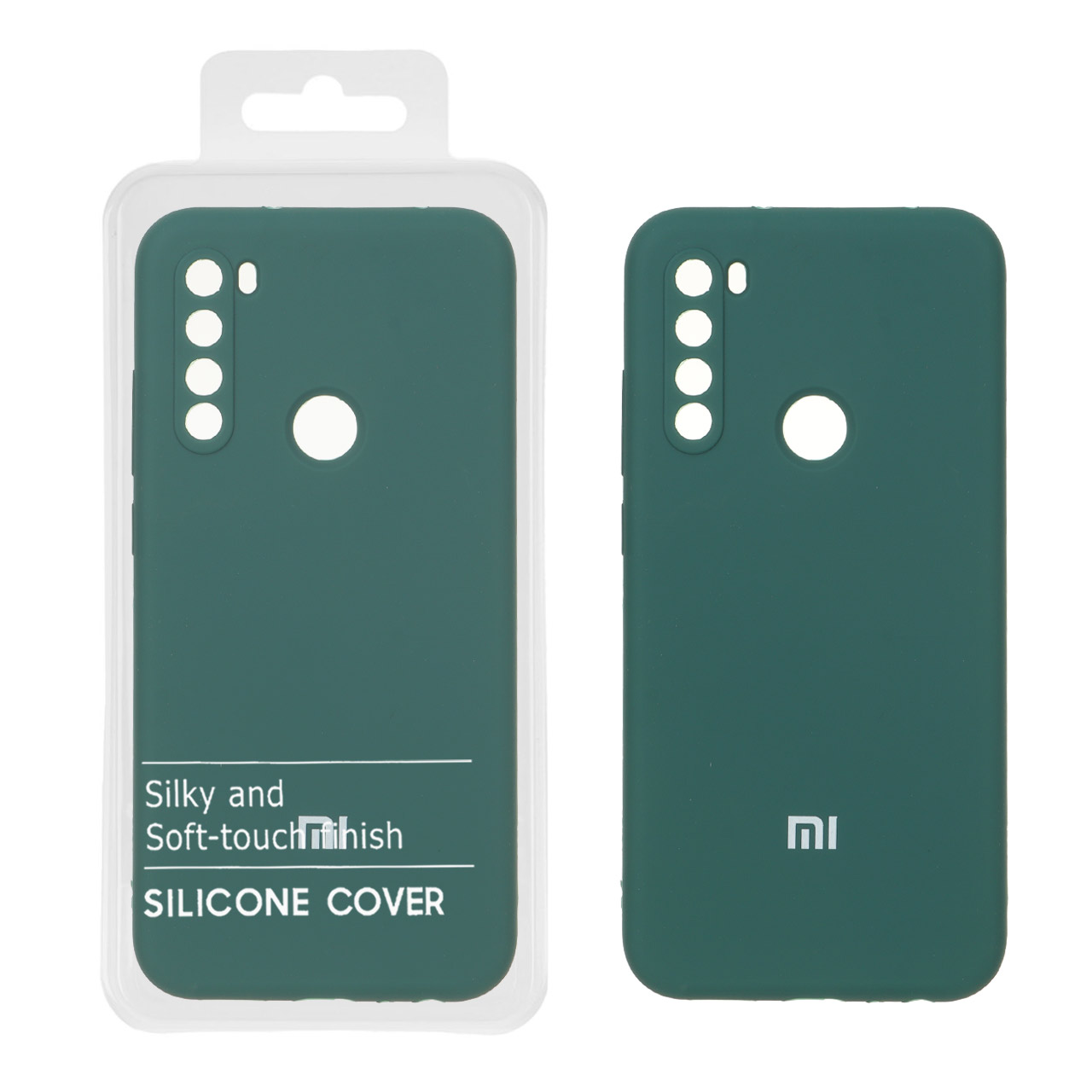قاب سیلیکونی پاک کنی اورجینال درجه یک Xiaomi Redmi Note 8 - سبز کد 1 (پک دار)