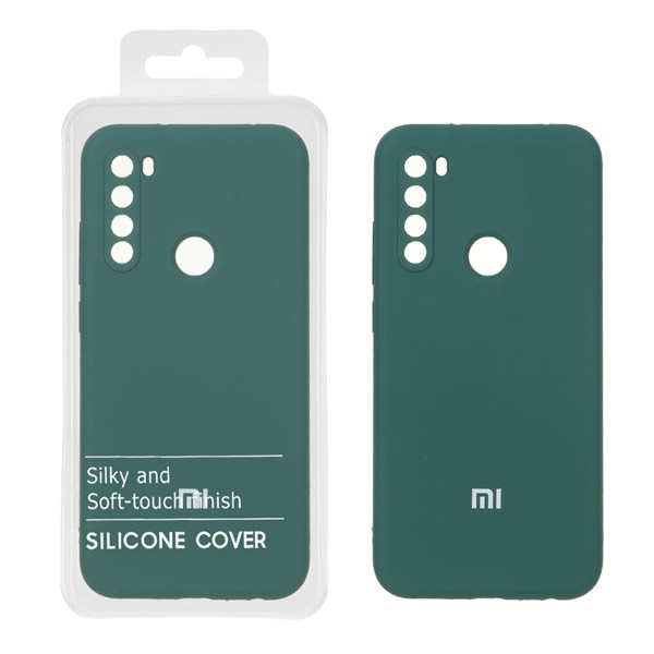قاب سیلیکونی پاک کنی اورجینال درجه یک Xiaomi Redmi Note 8 - سبز کد 1 (پک دار)