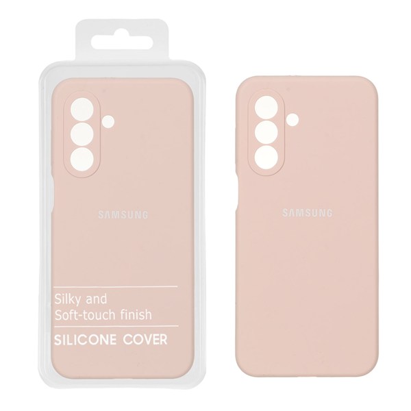 قاب سیلیکونی پاک کنی اورجینال درجه یک Samsung Galaxy A17 / A26 - کرم نارنجی (پک دار)