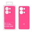 قاب سیلیکونی پاک کنی اورجینال درجه یک Xiaomi Redmi Note 14S / Note 13 Pro 4G / Poco M6 Pro 4G - صورتی فانتزی (پک دار)
