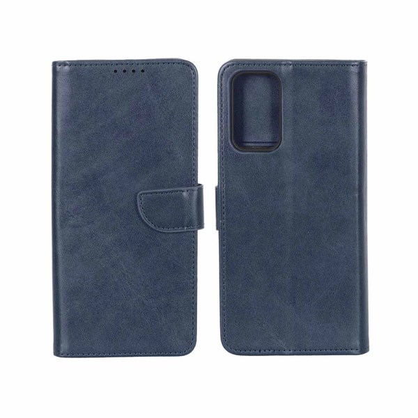 کیف چرمی موبایل مگنتی Samsung Galaxy A73 - سرمه ای