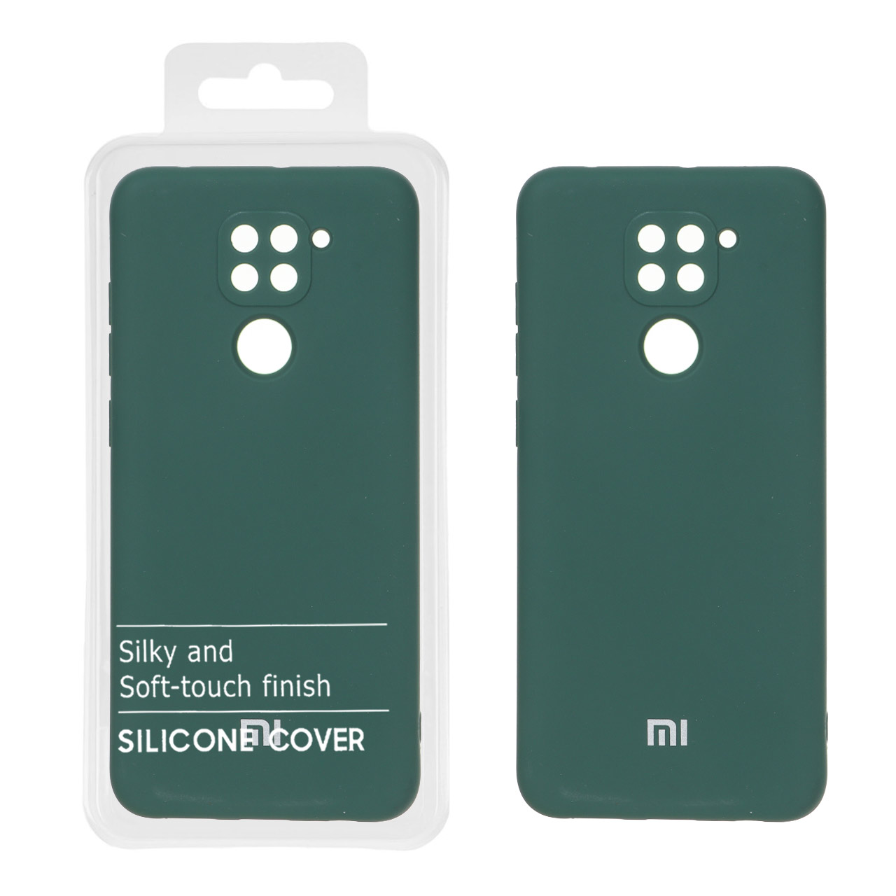 قاب نیو سیلیکون محافظ لنزدار RFF مدل Xiaomi Redmi Note 9 / Redmi 10X 5G / Redmi 10X Pro 5G - سبز (پک دار)