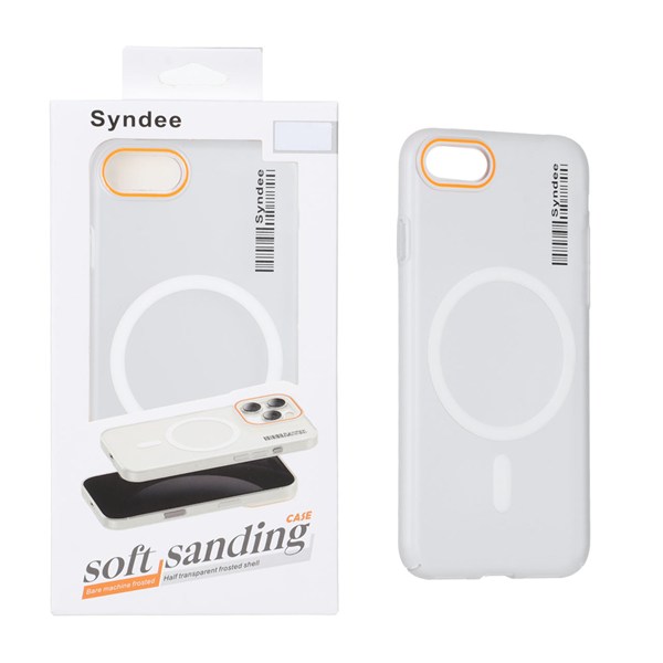 قاب اورجینال Syndee مات Magsafe مدل Apple iPhone 7 / iPhone 8 / iPhone SE (2020) - سفید (پک دار)