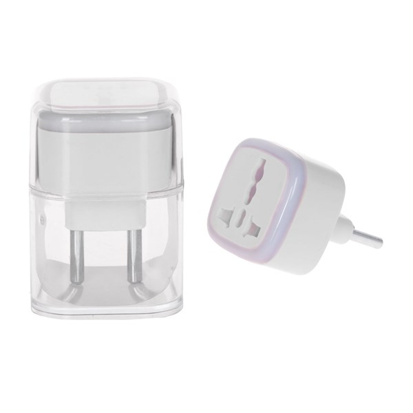 تبدیل برق 3 به 2 مدل M-03 - سفید - MMS - (RGB)