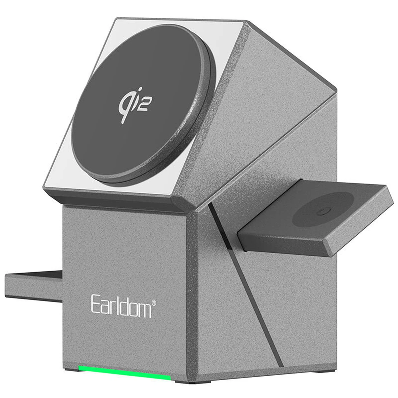 شارژر وایرلس 3 کاره Earldom مدل ET-WC65 - خاکستری
