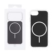 قاب پشت رنگی دور ژله ای با قابلیت شارژ MagSafe مدل Apple iPhone 7 / iPhone 8 / iPhone SE (2020) - مشکی (پک دار)
