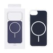 قاب پشت رنگی دور ژله ای با قابلیت شارژ MagSafe مدل Apple iPhone 7 / iPhone 8 / iPhone SE (2020) - سرمه ای (پک دار)