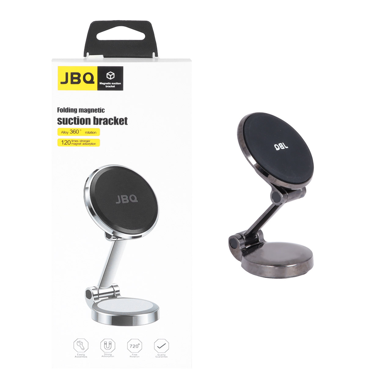 هولدر گوشی موبایل مگنتی JBQ مدل HLC-237 - خاکستری (پک ضعیف)