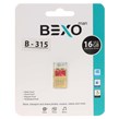 فلش مموری BEXO USB2.0 مدل B-315 ظرفیت 16GB - طلایی (گارانتی داده پردازی آواتک)