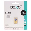 فلش مموری BEXO USB2.0 مدل B-316 ظرفیت 32GB - طلایی آبی (گارانتی داده پردازی آواتک)