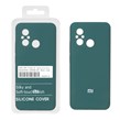 قاب سیلیکونی پاک کنی اورجینال درجه یک Xiaomi Redmi 12C / Redmi 11A / Poco C55 - سبز (پک دار)