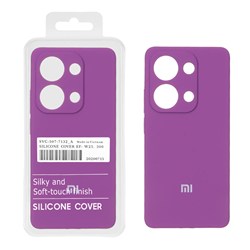 قاب سیلیکونی پاک کنی اورجینال درجه یک Xiaomi Redmi Note 14S / Note 13 Pro 4G / Poco M6 Pro 4G - ارغوانی کد 1 (پک دار)