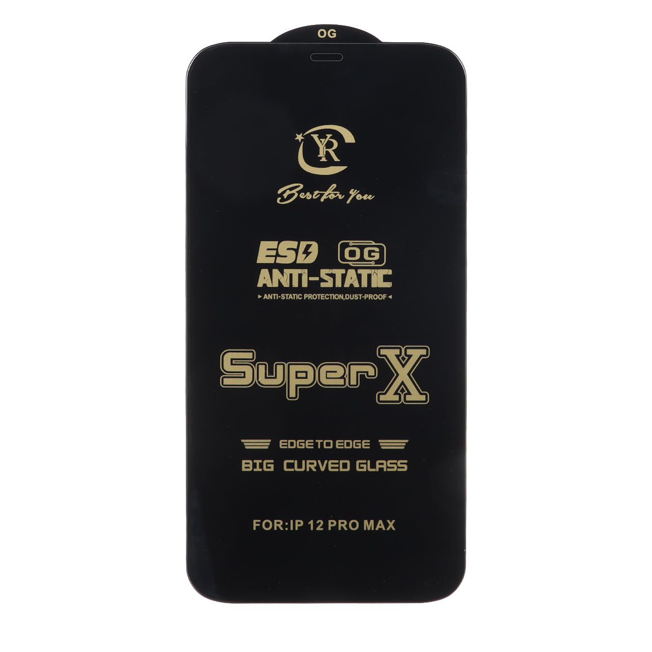 محافظ صفحه نمایش آنتی استاتیک Full Cover Super X مدل Apple iPhone 12 Pro Max