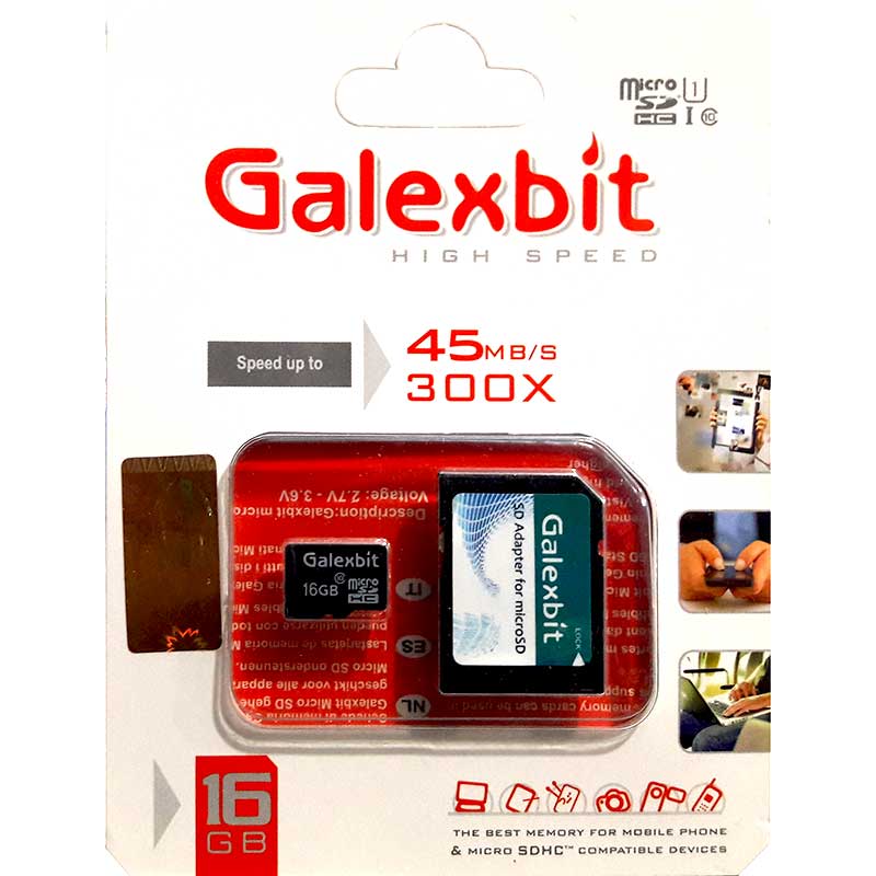 رم میکرو 16 گیگ گلکس بیت Galexbit U1 + خشاب