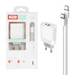 شارژر دیواری PD و فست دو پورت XO مدل XO-L64(EU) 20W به همراه کابل شارژ Type-C - سفید