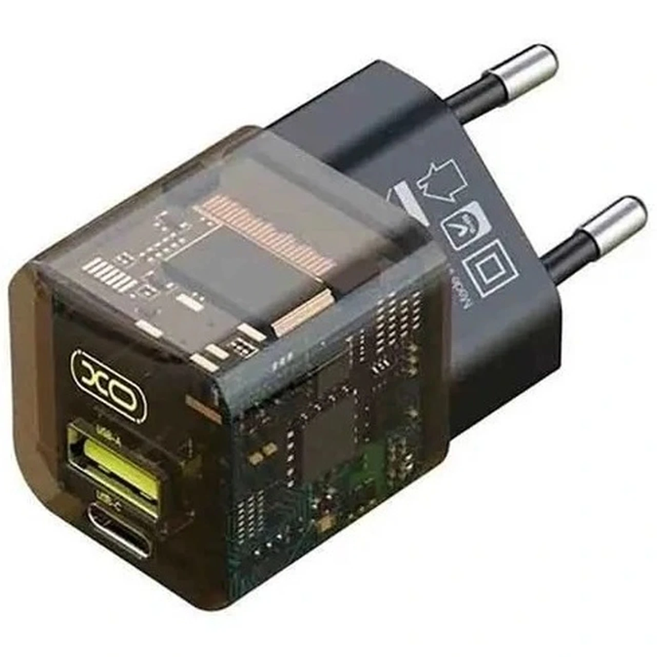شارژر دیواری PD و فست دو پورت XO مدل XO-CE05(EU) 30W - مشکی