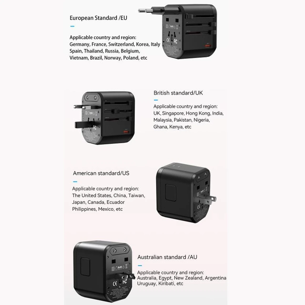 شارژر دیواری PD و فست سه پورت وتبدیل برق XO مدل XO-WL13 20W - مشکی