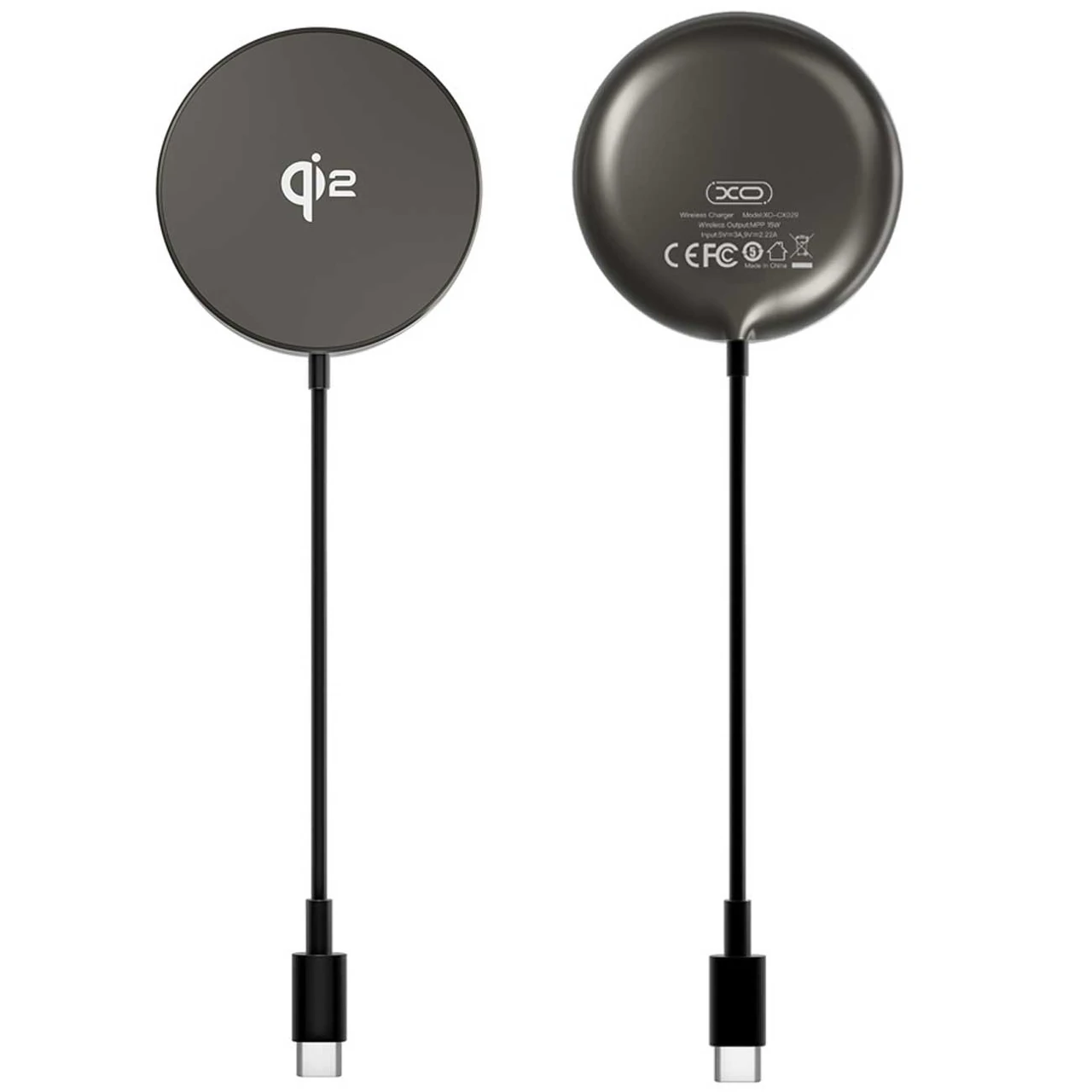 شارژر وایرلس XO مدل XO-CX029 - مشکی