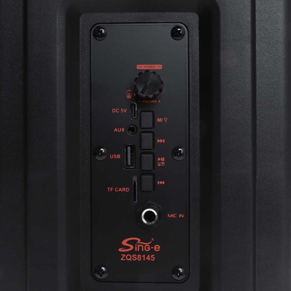 اسپیکر16W بی سیم Sing-e مدل ZQS8145  - مشکی