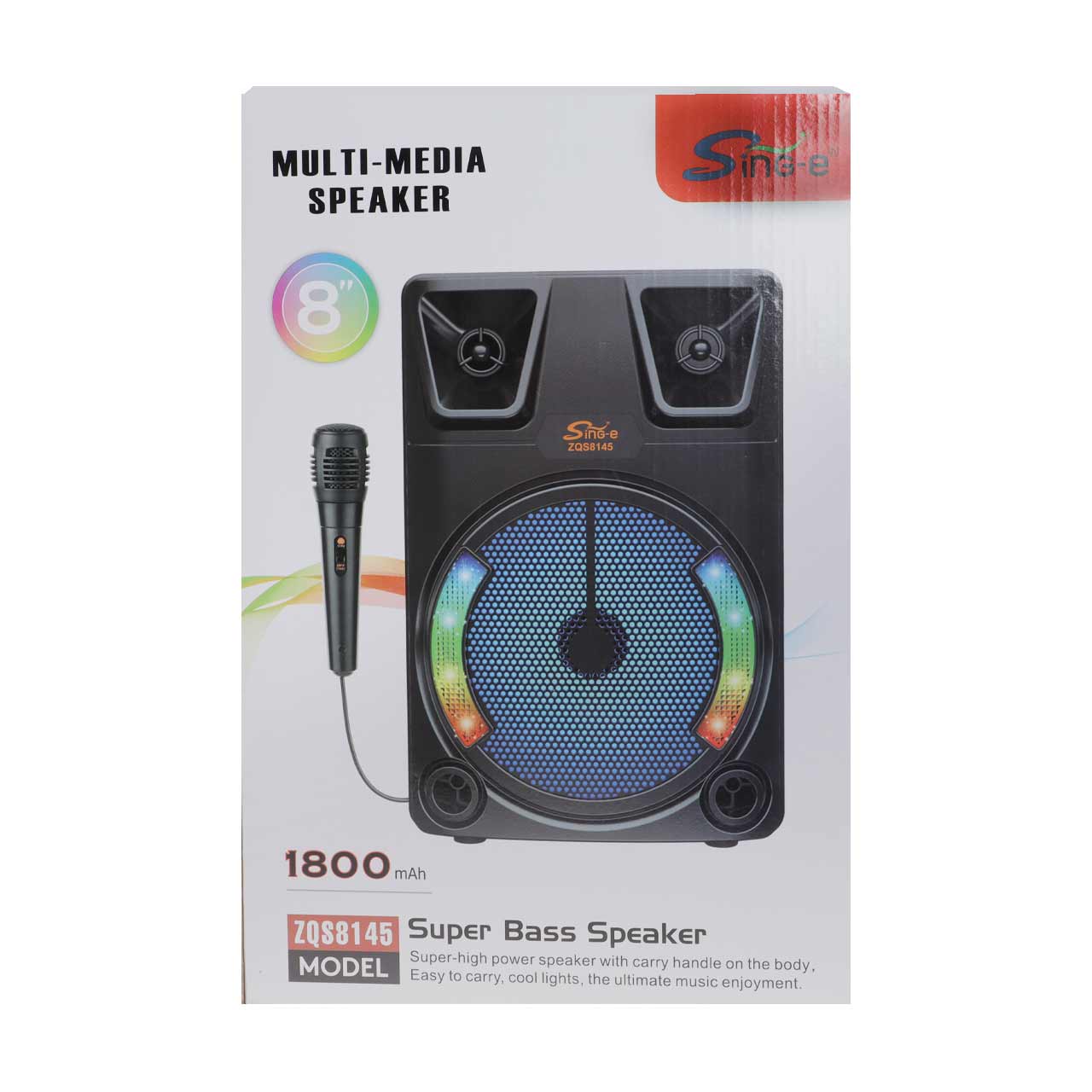 اسپیکر16W بی سیم Sing-e مدل ZQS8145  - مشکی