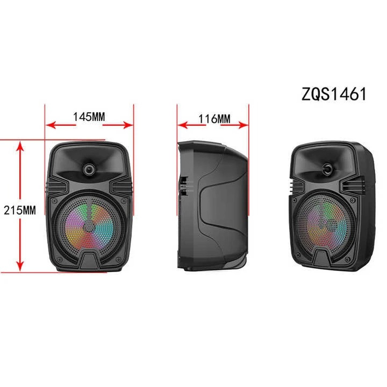 اسپیکر بی سیم Sing-e مدل ZQS1461S - مشکی