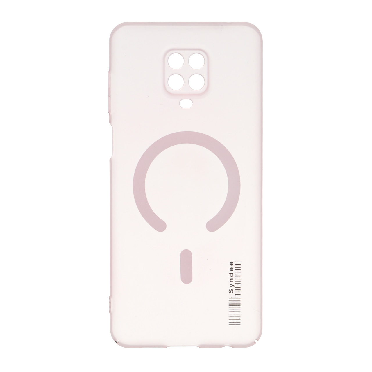 قاب Syndee مات طرح مگ سیف Xiaomi Redmi Note 9S / Redmi Note 9 Pro / Redmi Note 9 Pro Max - صورتی