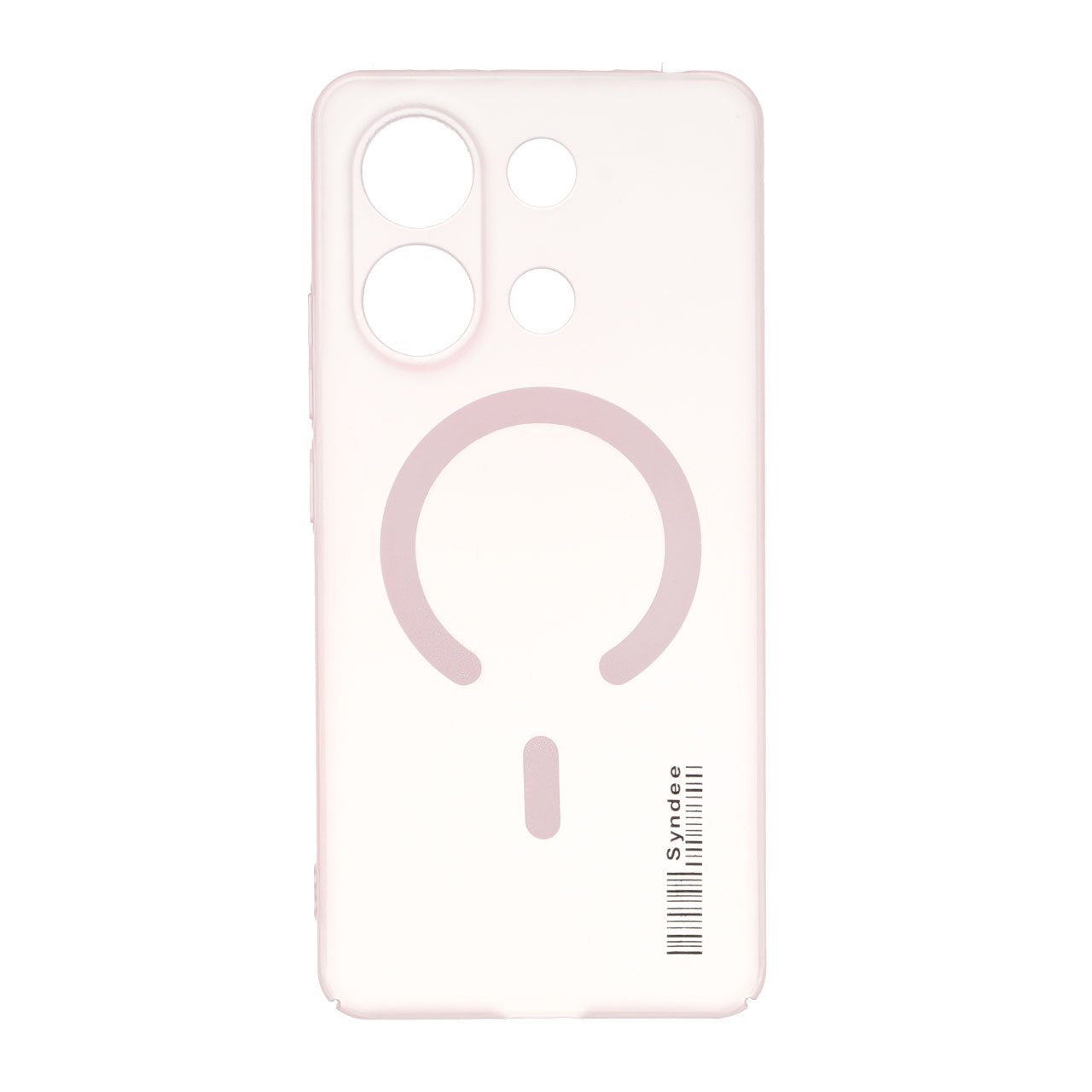قاب Syndee مات طرح مگ سیف Xiaomi Redmi Note 13 4G - صورتی