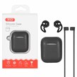 کاور ایرپاد سیلیکونی XO مدل Apple Airpods 1 / 2 - مشکی (پک دار)