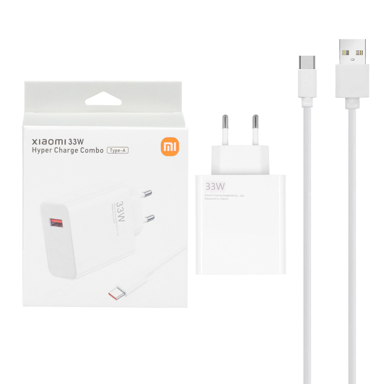 شارژر دیواری فست تک پورت Xiaomi مدل MDY-11-EZ 33W - سفید - بهمراه کابل Type-C - اصل چین - DST (گارانتی شش ماهه)