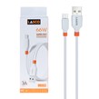 کابل شارژ فست اندروید Lasco مدل LC-01 66W - سفید - DST(گارانتی شش ماهه)
