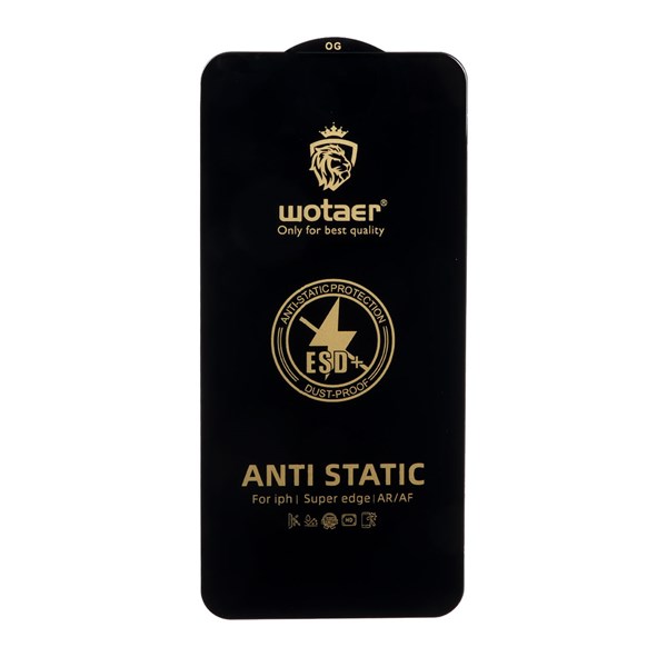 محافظ صفحه نمایش شیشه ای Full Cover ESD Anti Static - Wotaer OG مدل NTC - Samsung Galaxy S25 FE / S24 FE / A56 / A36