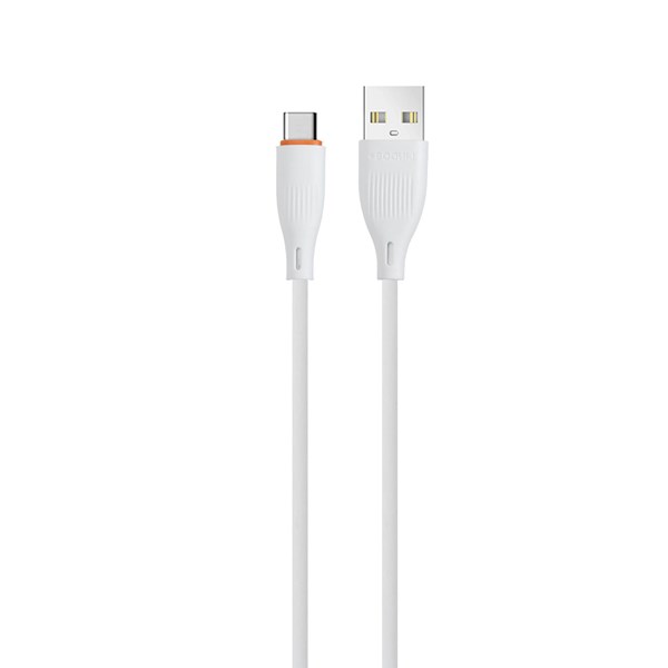 کابل شارژ فست Lindos+ Type-C مدل LN-C30 - سفید (پک ضعیف) (گارانتی تعویض یکساله شرکتی)