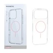 قاب اورجینال Magnetic دور ژله ای MagSafe مدل Apple iPhone 17 Pro Max - صورتی (پک دار)