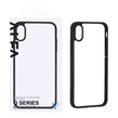 قاب اورجینال Q Series شفاف Alfa مدل Apple iPhone X Max / iPhone XS Max - مشکی (پک دار)