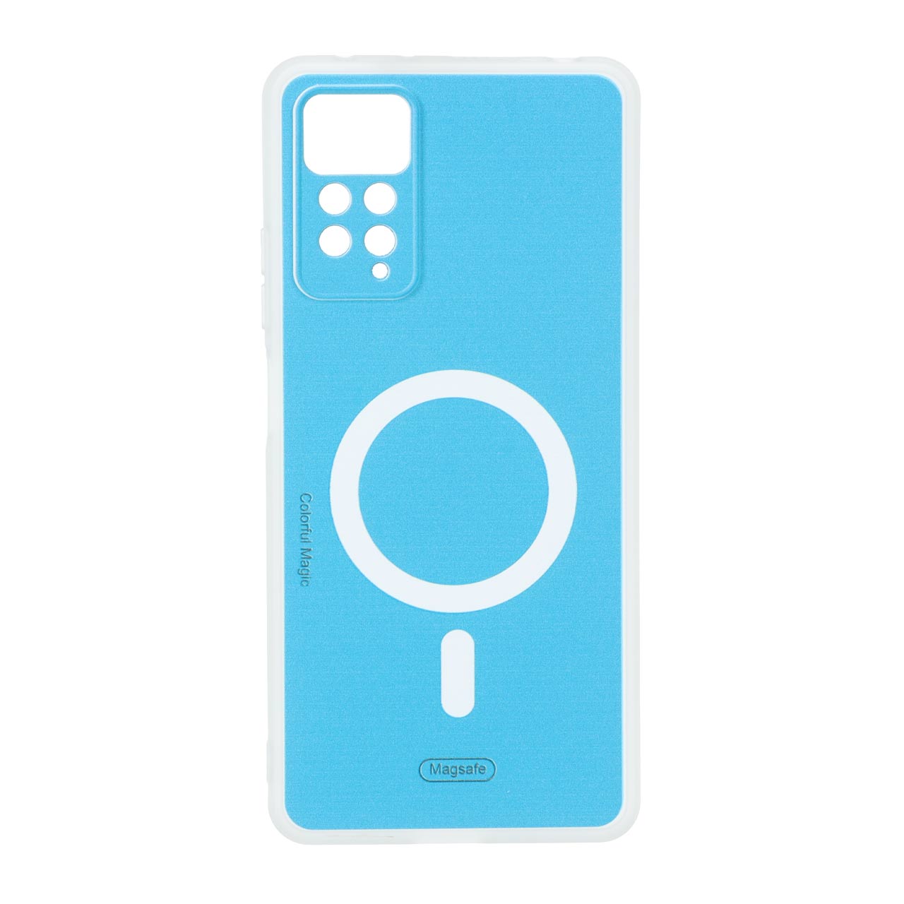 قاب Colorful Magic طرح مگ سیف محافظ لنزدار Xiaomi Redmi Note 12 Pro 4G / Redmi Note 11 Pro - آبی کد 1