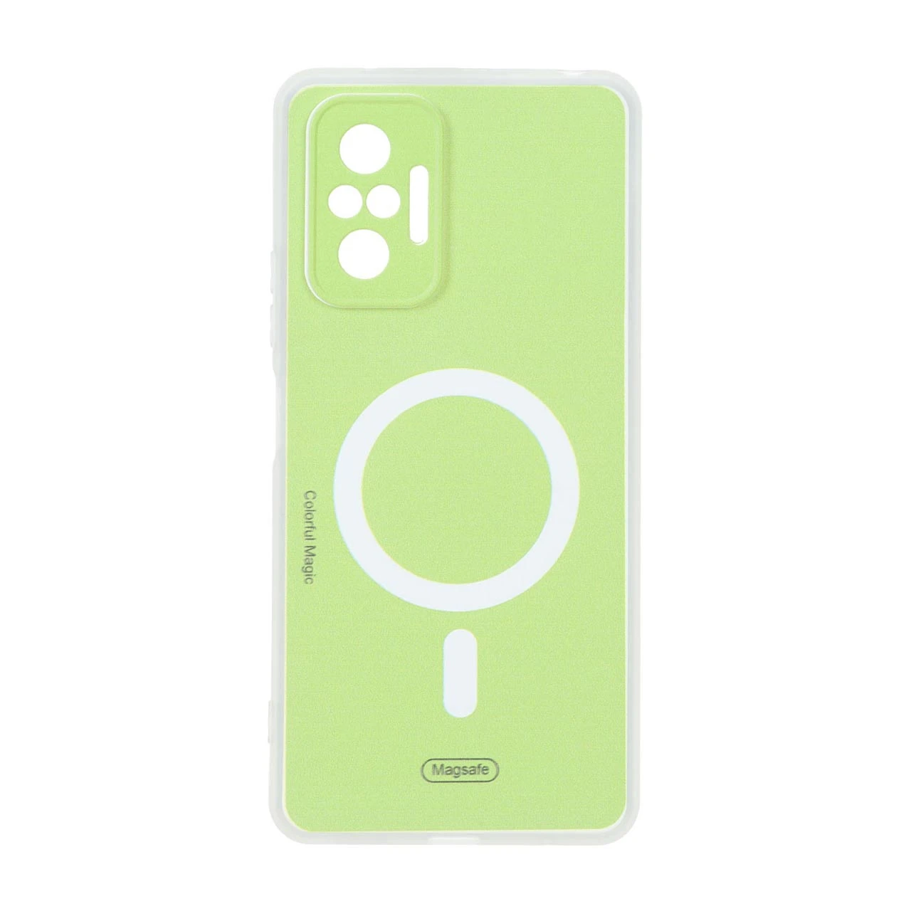 قاب Colorful Magic طرح مگ سیف محافظ لنزدار Xiaomi Redmi Note 10 Pro 4G / Redmi Note 10 Pro Max - سبز