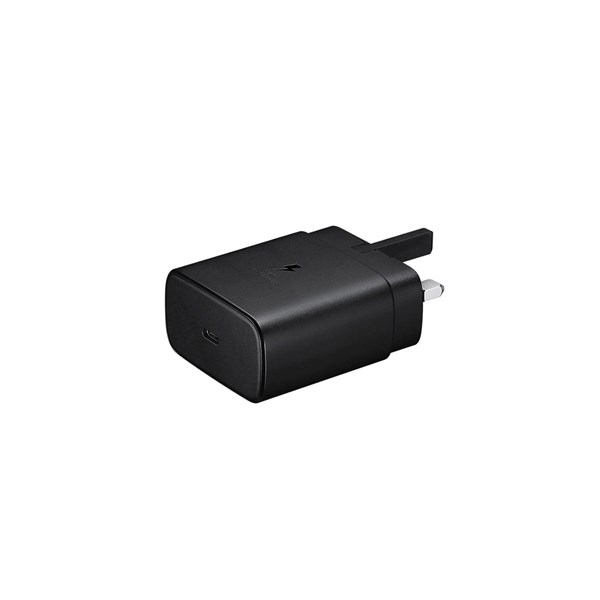 شارژر دیواری سه پین PD و فست تک پورت Samsung Type-C مدل EP-TA845 45W - مشکی (گارانتی شش ماهه نیکان همراه)